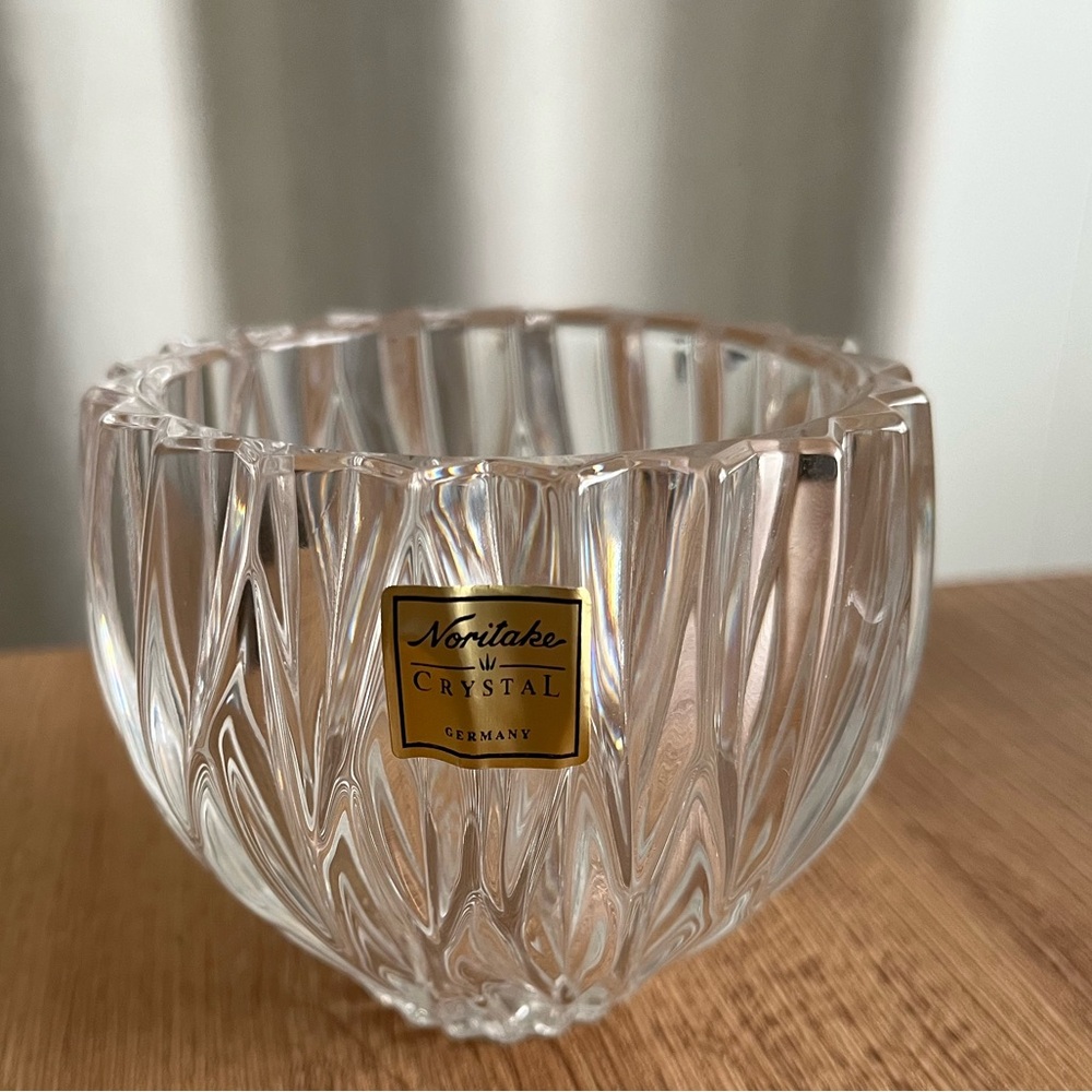 Vintage Noritake Crystal Candle Holder